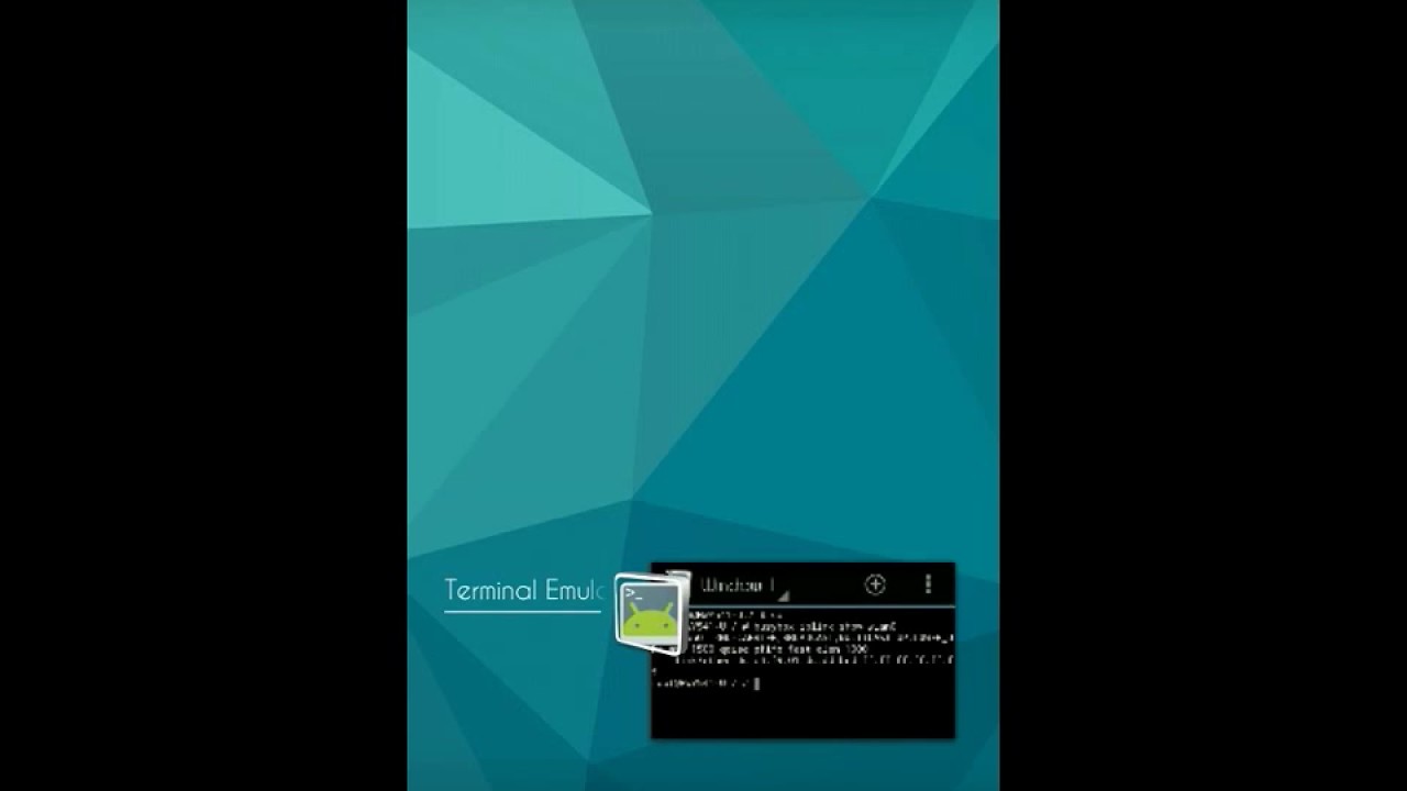 terminal emulator to change mac adress